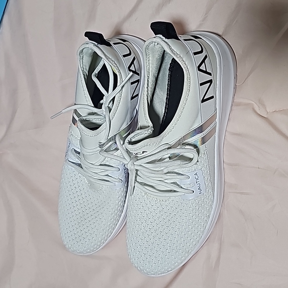 White Nautica Tennis Shoes